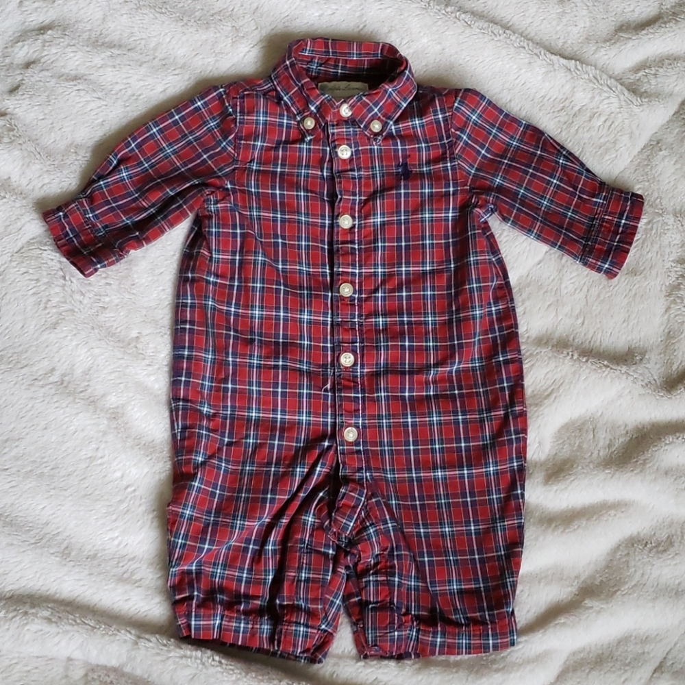 HP!🌌Ralph Lauren Newborn Romper